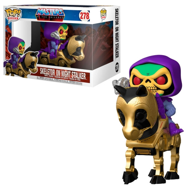 Funko Pop ! Masters Of The Universe (278) - Skeletor On W/Night Stalker Figure
