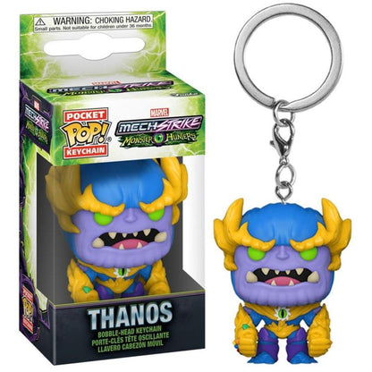 Funko Pop ! Pocket Marvel Moster Hunters (Thanos) Serie Portachiavi Vimyl Figure