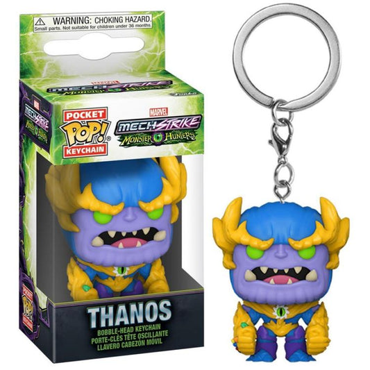 Funko Pop ! Pocket Marvel Moster Hunters (Thanos) Serie Portachiavi Vimyl Figure