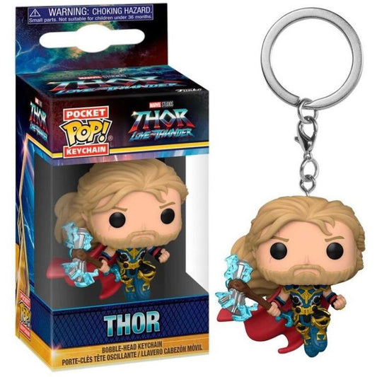 Funko Key ! Rocket - Thor Love And Thunder - Thor Figure 4Cm Portachiavi