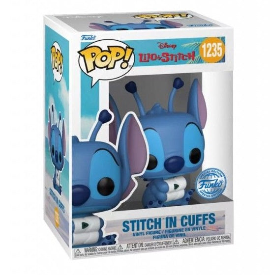 Funko Pop ! Disney Lilo & Stitch - (1235) Stitch In Cuffs (Exclusive) 9 Cm