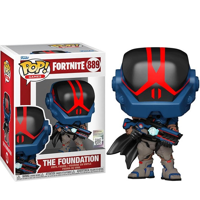 Funko Pop ! Games Fortnite - (889) The Foundation Vinyl Figure Collezione Gioco