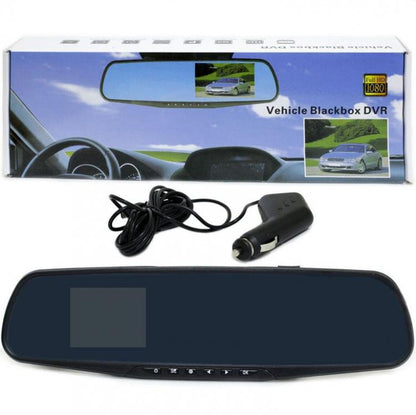Specchietto Retrovisore Per Auto Monitor Dvr Registra Video Telecamera Frontale