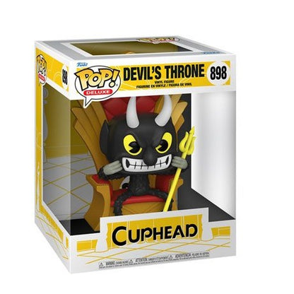 Funko Pop ! Deluxe Cuphead : Devil'S Throne (898) Devil In Chair  Vinyl Figure