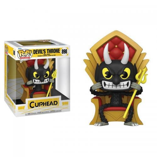 Funko Pop ! Deluxe Cuphead : Devil'S Throne (898) Devil In Chair  Vinyl Figure