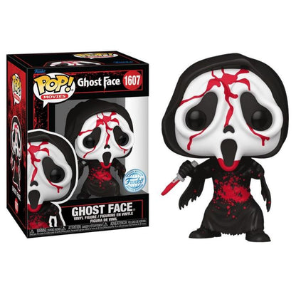 Funko Pop ! Movies Horror - (1607) Ghostface Figure Bloody Ghost Face Special