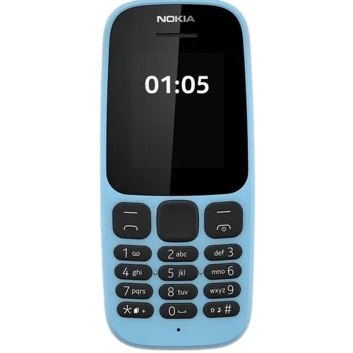 Nokia 106 - Cellulare Tasti Grandi Anziani Ds 1,8 Pollici 4Mb Radio Torcia Blue