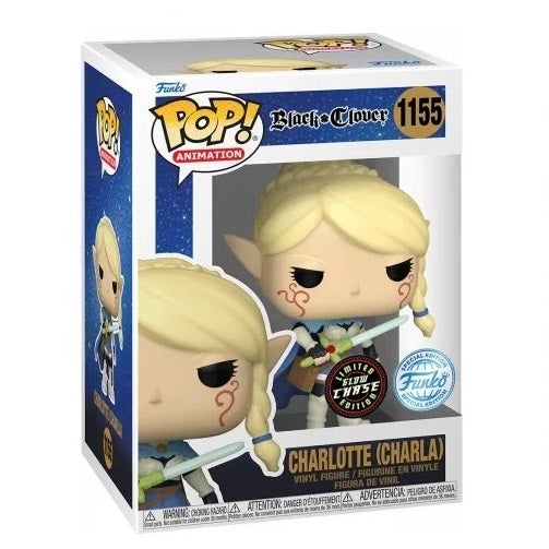 Funko Pop ! Animation Black Clover - Charlotte Charla (1155) Chase Edition Glows