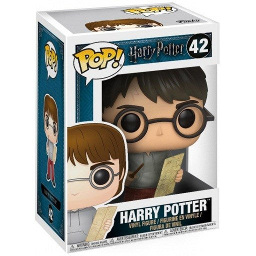 Funko Pop ! Harry Potter (42) W/ Marauders Map Vinyl Figure Mappa Del Malandrino