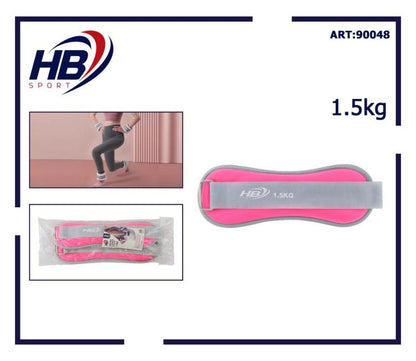 COPPIA PESI PER CAVIGLIE/POLSI SABBIA SPORT FITNESS CAVIGLIERE da 750g (1.5kg) R