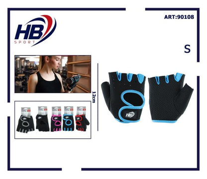 Guantini Allenamento Sollevamento Pesi Guanti Donna Palestra Fitness Colori Tg.S