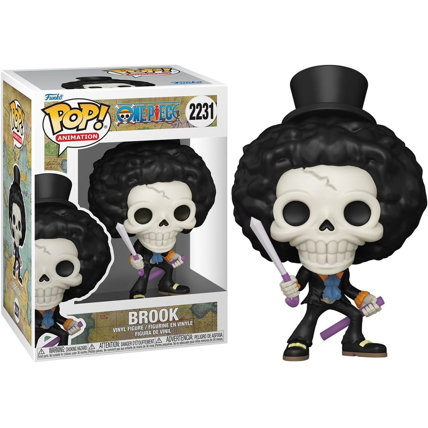 Funko Pop! Animation: One Piece (2231) Brook - Vinyl Figure 9cm (Preordine)