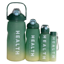 Set 4 Borraccia Sportiva Graduata Motivazionale 3.3L /1.5L/ 0.8L/0.28L con Cannuccia, Set di 4 Bottiglie per Acqua e Bevande, Grande Capacità, senza BPA, Portatile, per Campeggio, Fitness, Sport, Calcio, Pallavolo, Viaggio, Ufficio