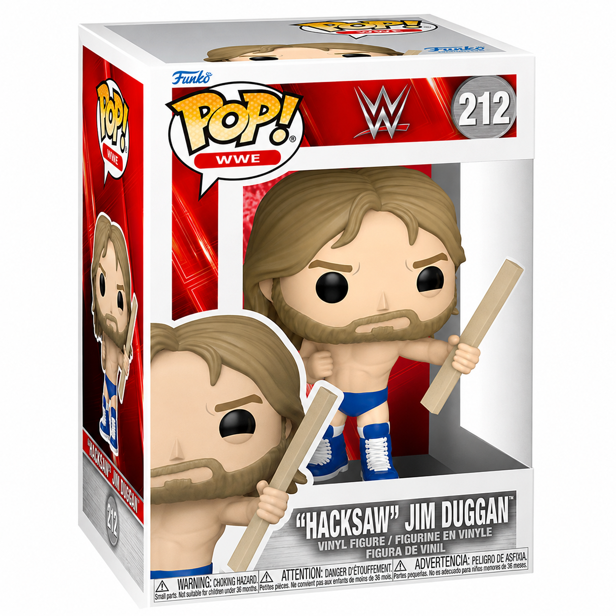 Funko Pop! WWE: Wrestling (212) "Hacksaw" Jim Duggan - Vinyl Figure 9cm