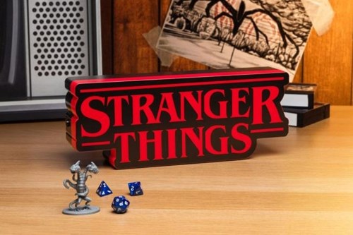 Paladone Lampada Ufficiale Stranger Things Logo Light V2 Led Pulse 31Cm