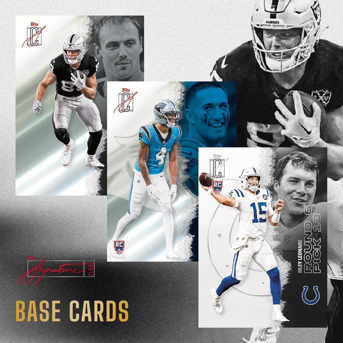 Topps NFL Signature Class Football Mega Box Card Collezionabili 80 Carte Ufficiali - 10 Buste TCG