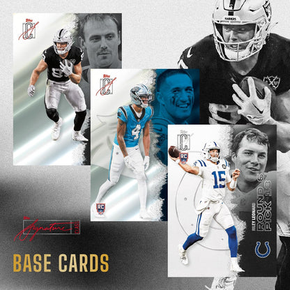 Topps NFL Signature Class Football Mega Box Card Collezionabili 80 Carte Ufficiali - 10 Buste TCG