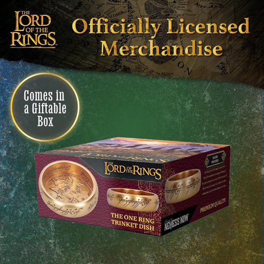 Nemesis Now Lord Of The Rings The One Ring Portagioielli In Resina 11 cm