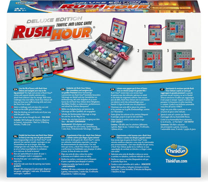 ThinkFun - Gioco da Tavolo Rush Hour Deluxe Edition - 8+ Anni