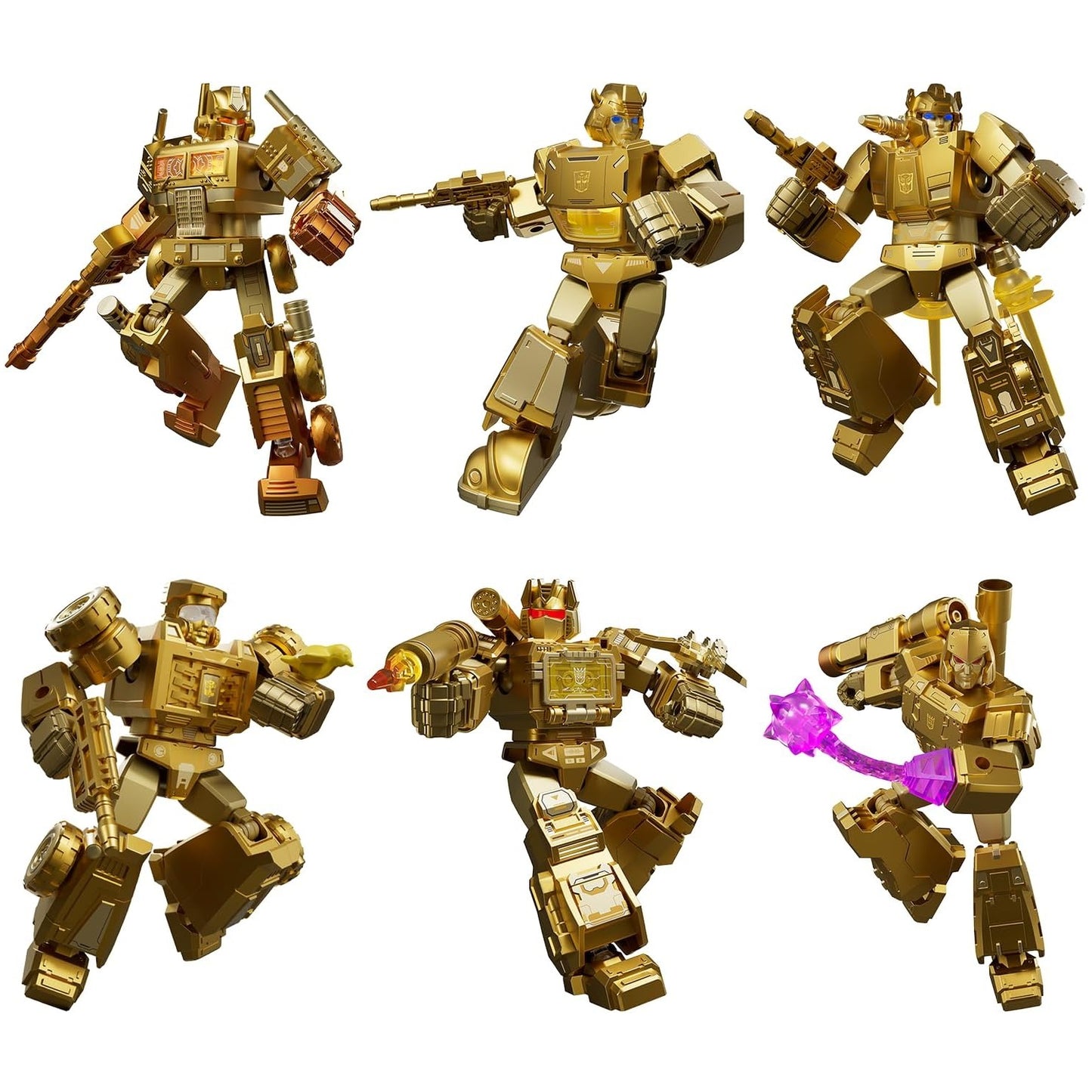 Blokees Transformers - Limited Edition X Yearly 02 Golden Defence FH-10 Set costruzione da collezione 6 Action Figure 71192