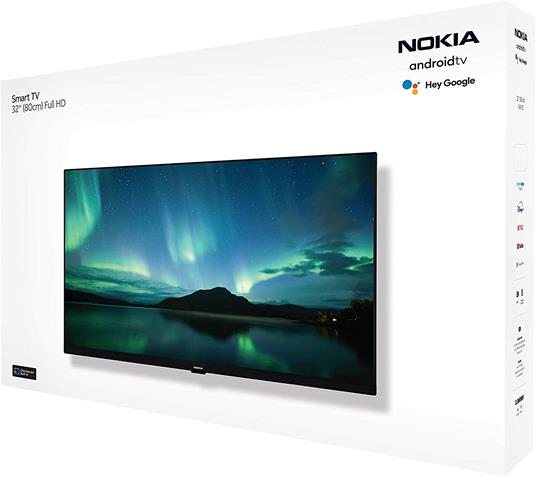 Nokia Smart Tv 32'' Android Hd Dvb-T2/C/S2 Hdr Led Usb Netflix Dazn Disney+ App