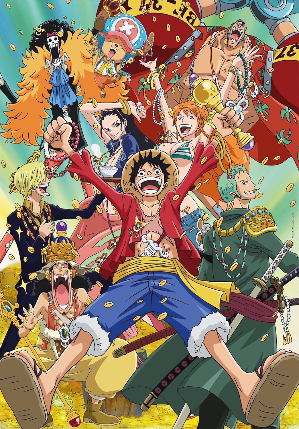 Clementoni Puzzle One Piece Crew V2 1000 Pz - Puzzle + Poster Incluso Ciurma