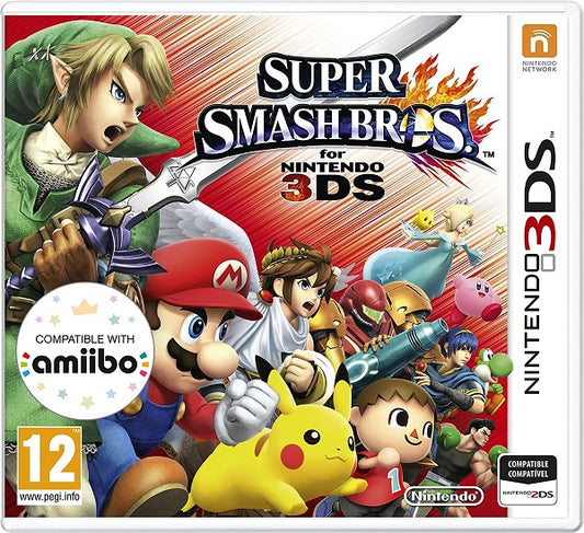 Super Smash Bros.Nintendo 3Ds 2Ds Videogioco Mario Pikachu Italiano Eu Nuovo