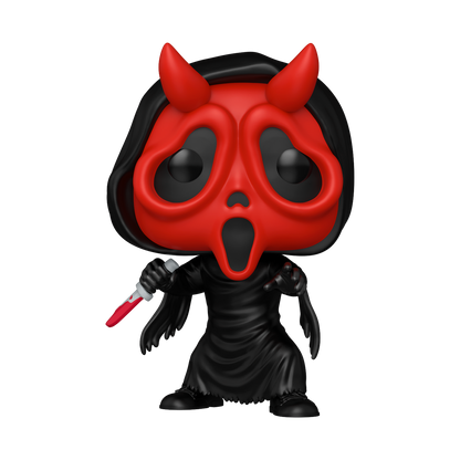 Funko Pop! Movies Scream - (2037) Ghost Face Devil Mask Special Figure 9cm - W/ Blood Knight