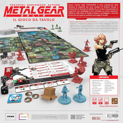 Asmodee – Gioco da Tavolo Metal Gear Solid (1-4 Giocatori) MGS Game