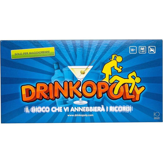 ASMODEE DRINKOPOLI GIOCO DA TAVOLO PER ADULTI 1-69 GIOCATORI 18+ PARTY ITALIANO