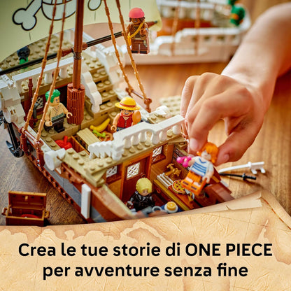 Lego - One Piece 75639 (La nave pirata Going Merry) Netflix 1376 pz Costruzioni