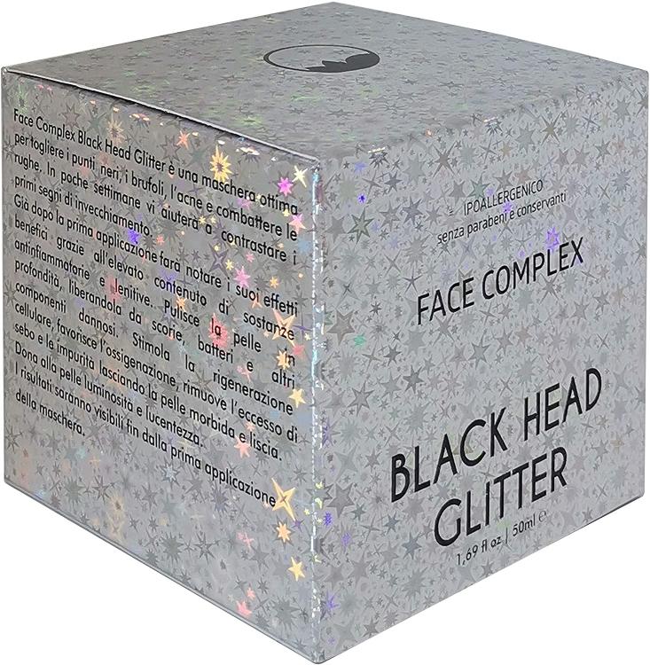 Glitter Mask Black Head Maschera Glitterata Viso Idratante Punti Neri Acne Rughe