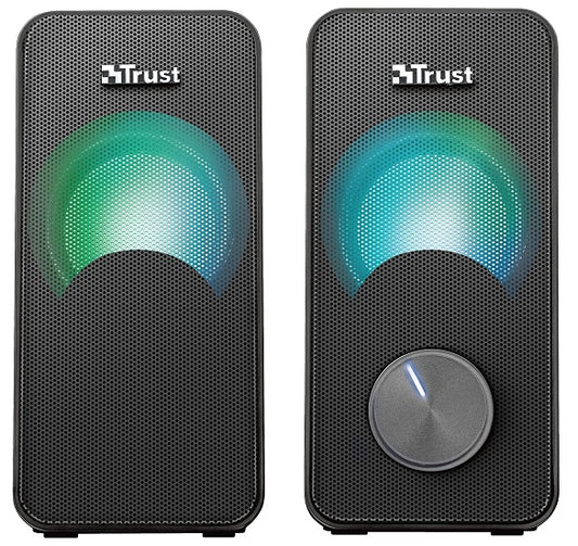Trust Speaker Arys Rgb 2.0 Casse Pc Audio Set Altoparlanti Stereo Desktop Usb 6W