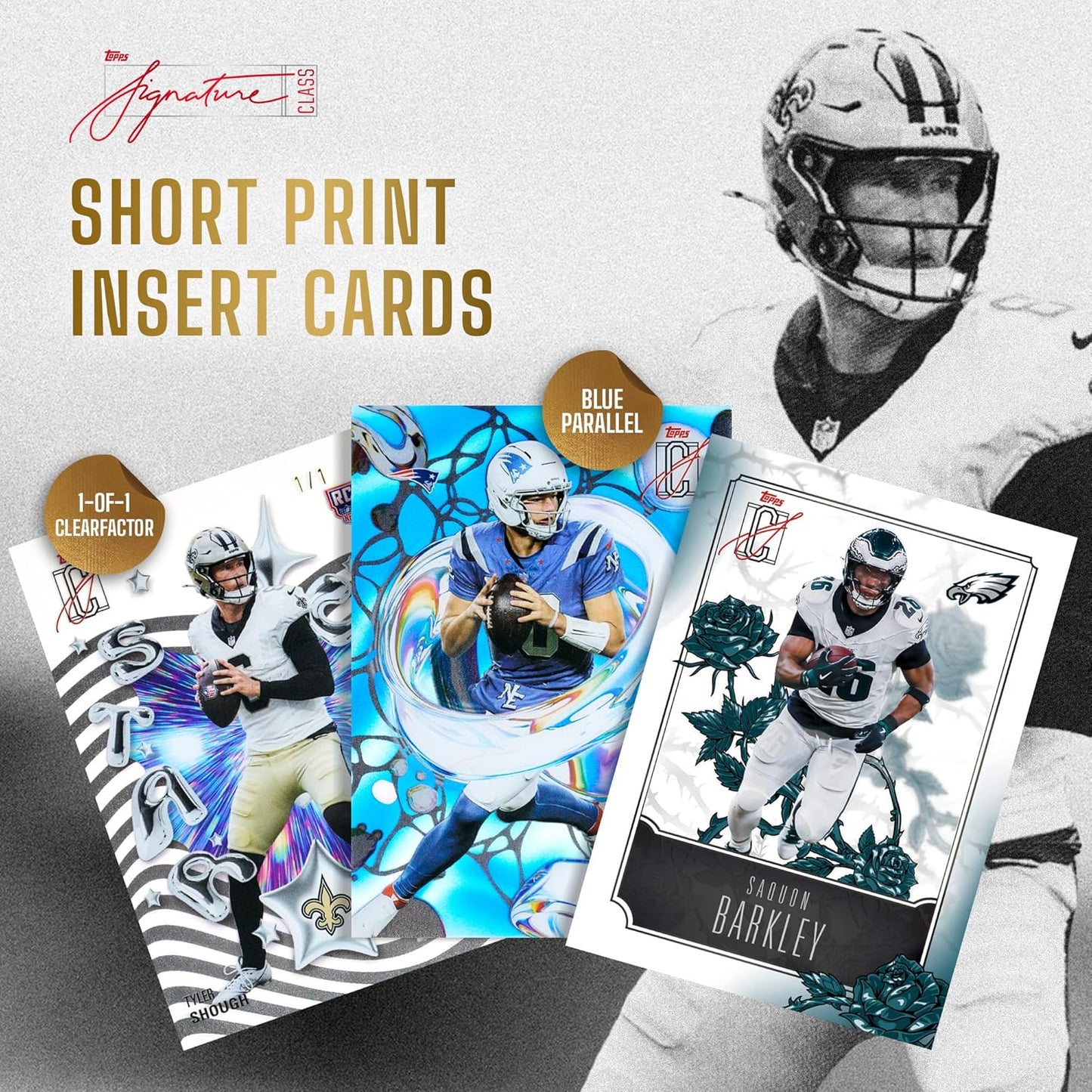 Topps NFL Signature Class Football Mega Box Card Collezionabili 80 Carte Ufficiali - 10 Buste TCG