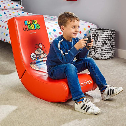Sedia Gaming X Rocker Nintendo Pieghevole Super Mario All-Star Mario Chair