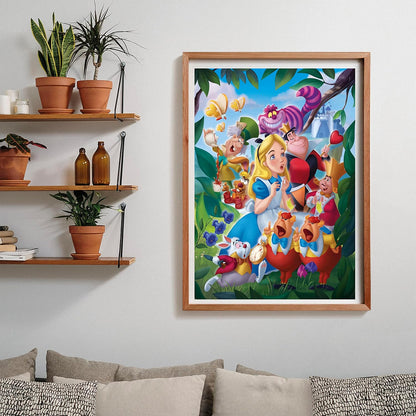 Clementoni - Puzzle Disney Alice In Wonderland - nel Paese Meraviglie 1000 Pezzi