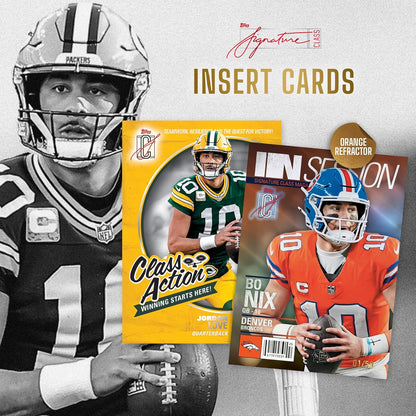 Topps NFL Signature Class Football Mega Box Card Collezionabili 80 Carte Ufficiali - 10 Buste TCG