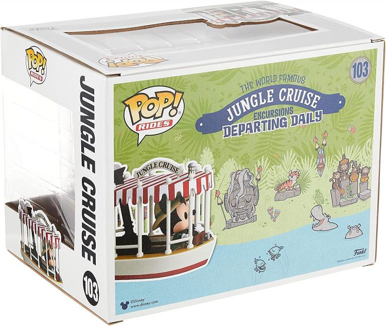 Funko Pop ! Rides Skipper Mickey Mouse Jungle Cruise W/ Boat (103) Vinyl Figure