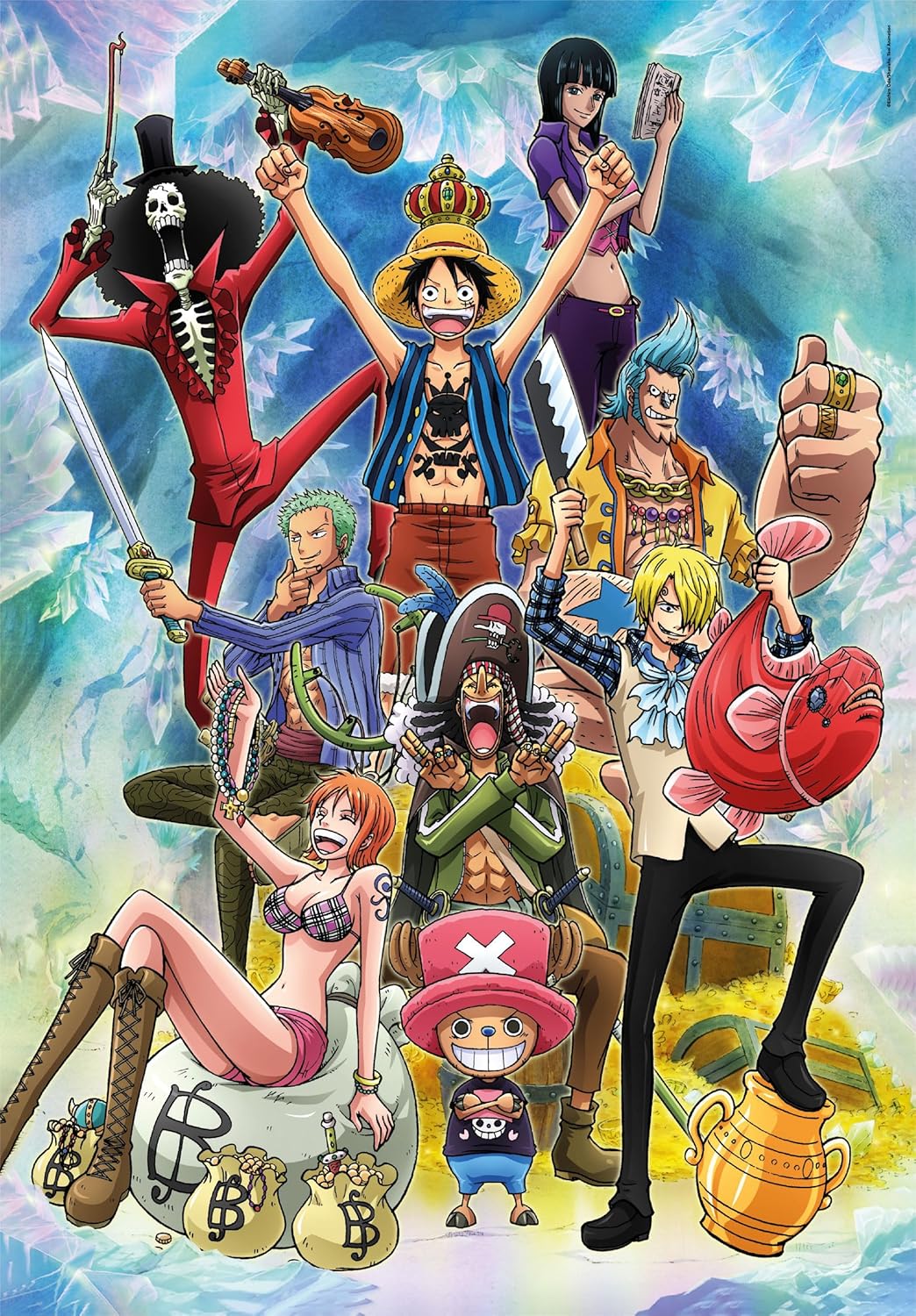 Clementoni Puzzle One Piece Ciurma 1000 Pz - Puzzle + Poster Incluso Crew