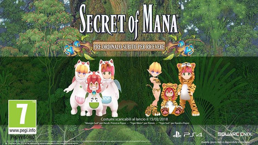 Secret Of Mana Ps4 Videogioco Eu Playstation 4 Nuovo Gioco Multilingua Uk