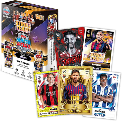 Topps Match Attax UCC 2026/27 - Booster Tin 1 (Strike Team) 32 Card Uefa - TCG Carte Da Collezione