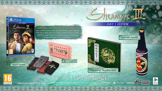 Shenmue 3 Day One Edition Ps4 Videogioco Sega Playstation 4 Italiano Nuovo