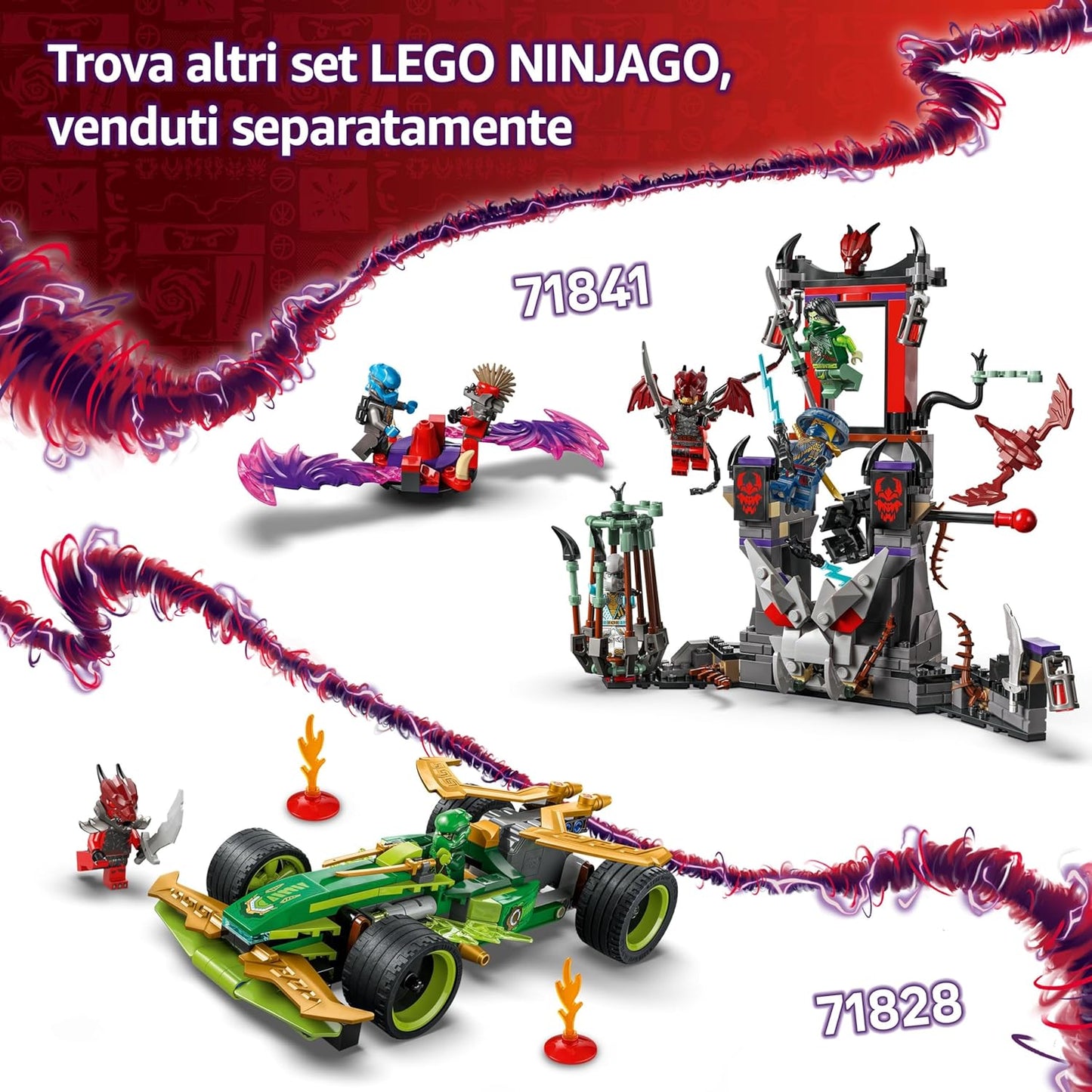 Lego - Ninjago 71826 (Battle Pack Draghi dello Spinjitzu) 186 pz 6+ Costruzioni