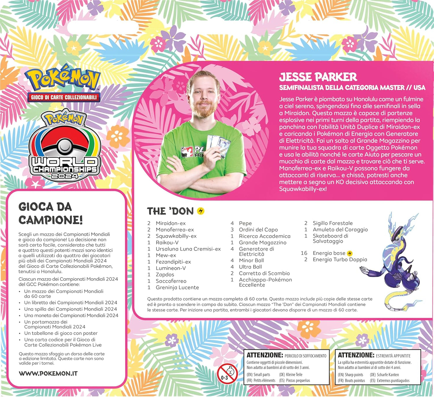 Pokémon GCC Mazzo Campionati Mondiali Honolulu 2024 Deck The 'Don