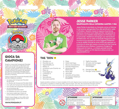Pokémon GCC Mazzo Campionati Mondiali Honolulu 2024 Deck The 'Don