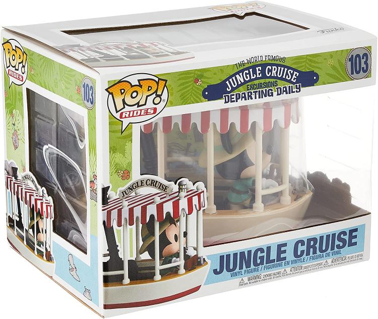 Funko Pop ! Rides Skipper Mickey Mouse Jungle Cruise W/ Boat (103) Vinyl Figure