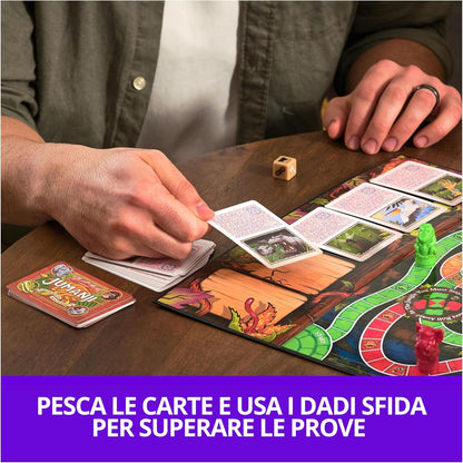 Spin Master Games Gioco da Tavolo Jumanji 8+ Anni da 2 a 4 Giocatori