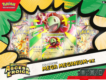 Pokémon GCC: Megaevoluzione Ascesa Eroica - Collezione Mega Meganium - Ex