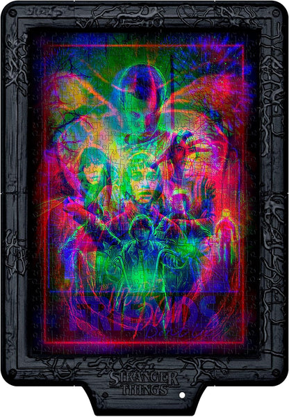 Clementoni Puzzle 520pz Stranger Things Metamorphic The Upside Down Led - (PZL0390)