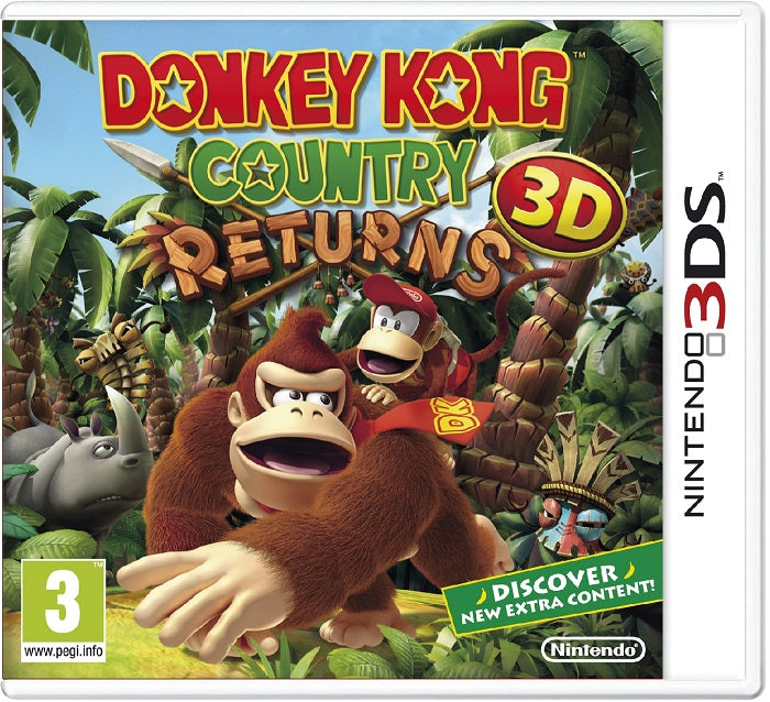 Donkey Kong Country Returns Nintendo 3Ds 2Ds Videogioco Nuovo Italiano Gioco Eu
